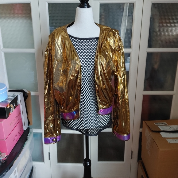  Men's 80's Video Superstar Costume - Picture 2 of 15